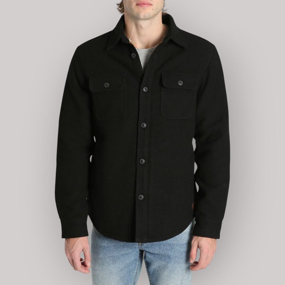 Jachs New York Sherpa Lined Wool Jacket Medium